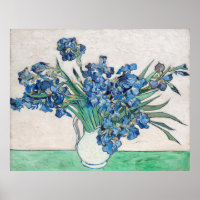 Blue Irises by Vincent Van Gogh Fine Art