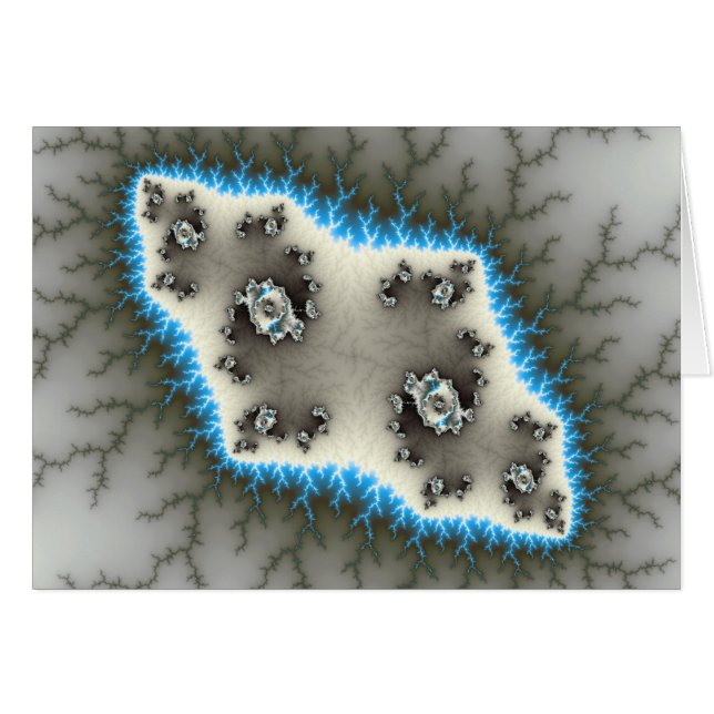 Blue Islands - Fractal Card (Front Horizontal)
