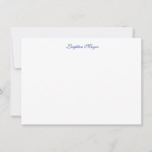 Blue Italian Marble Note Cards