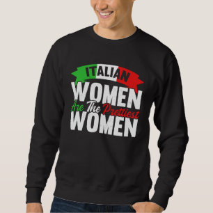 Blue Italy Flag Italian Girl Italia Rome 5 Sweatshirt