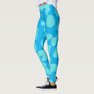 blue ivy illustration sport women leggings