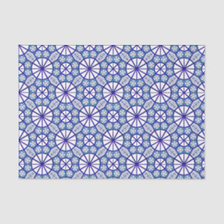 Blue Iznik Tile Tissue Paper
