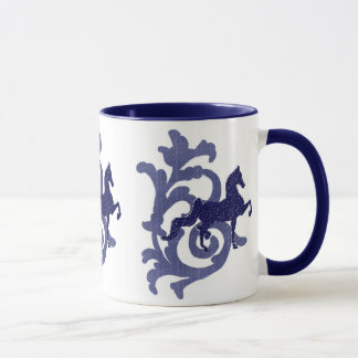 Blue J. Mug