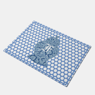 Blue Jar Ginger Jars Mosaic  Doormat