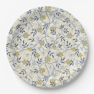 Blue Jasmine Paper Plates