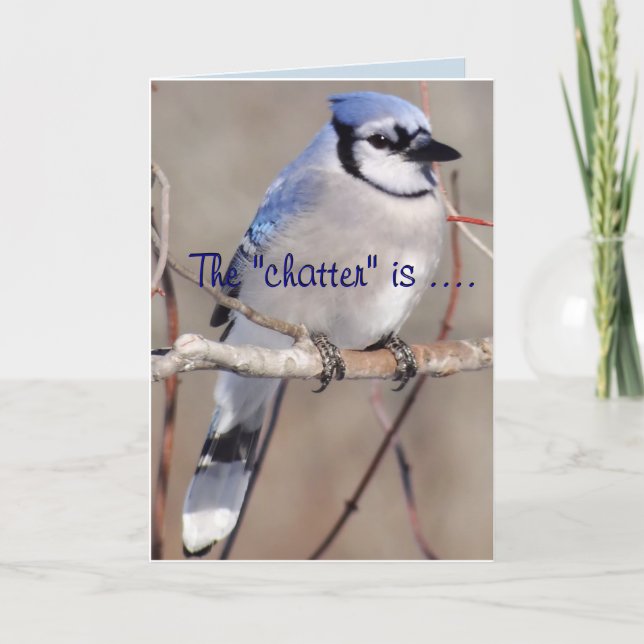 Blue Jay 8883- customise any occasion Card (Front)