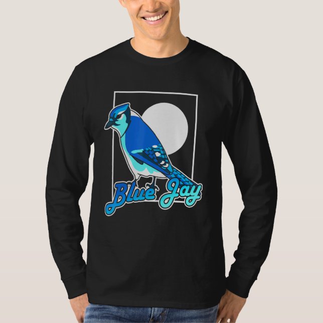 Blue Jay Bird Bird T-Shirt (Front)