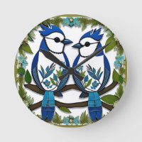 Blue Jay Birds Paper Art