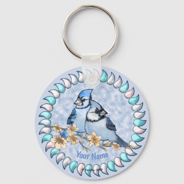Blue Jay Branch  Key Ring (Front)