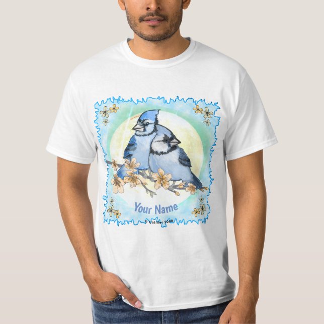 Blue Jay Branch t-shirt (Front)