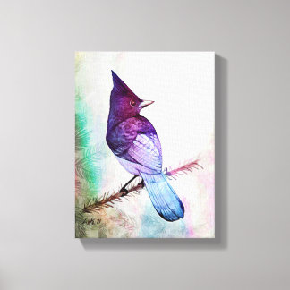 Blue Jay by Aleta  Canvas Print