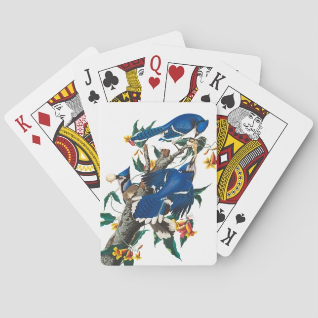 Blue Jay by John James Audubon Playing Cards (Back)