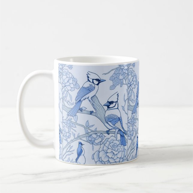Blue jay  coffee mug (Left)