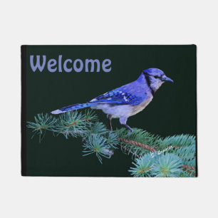 Blue Jay Doormat
