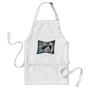 Blue Jay Feather Coordinating Items Standard Apron