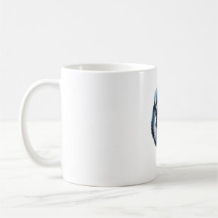 Blue Jay Head T-Shirt - Realistic Bird Design Coffee Mug