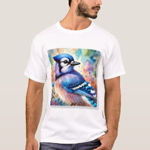 Blue Jay in Tranquil Waters 200624AREF106 - Waterc T-Shirt