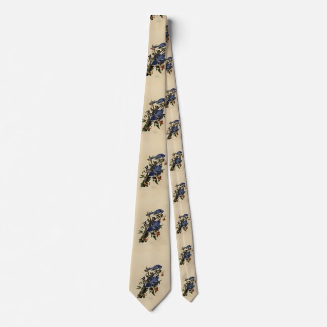 Blue Jay - John James Audubon's Birds of America Tie (Front)
