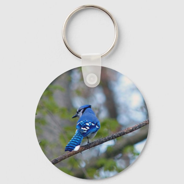 Blue Jay Key Ring (Front)
