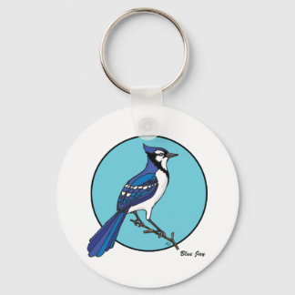 BLUE JAY KEY RING