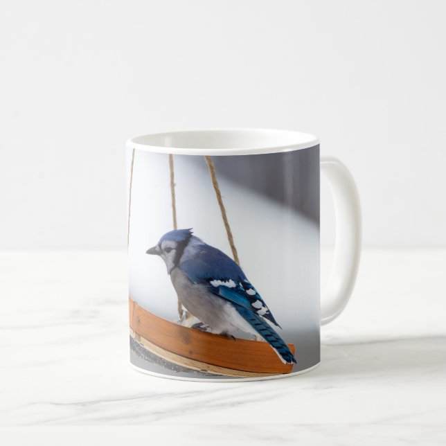 Blue Jay Lunch Coffee Mug (Front Right)