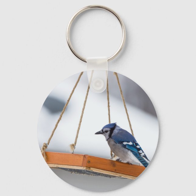 Blue Jay Lunch Key Ring (Front)