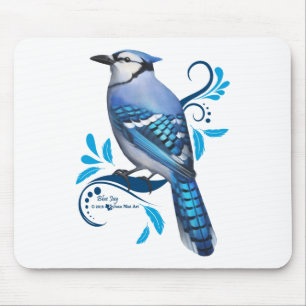 Blue Jay Mouse Pad