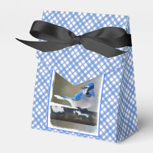 Blue Jay Painting - Original Bird Art Favour Box