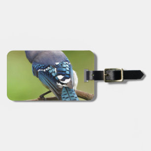 Blue Jay thinking of you friend family mum dad Luggage Tag