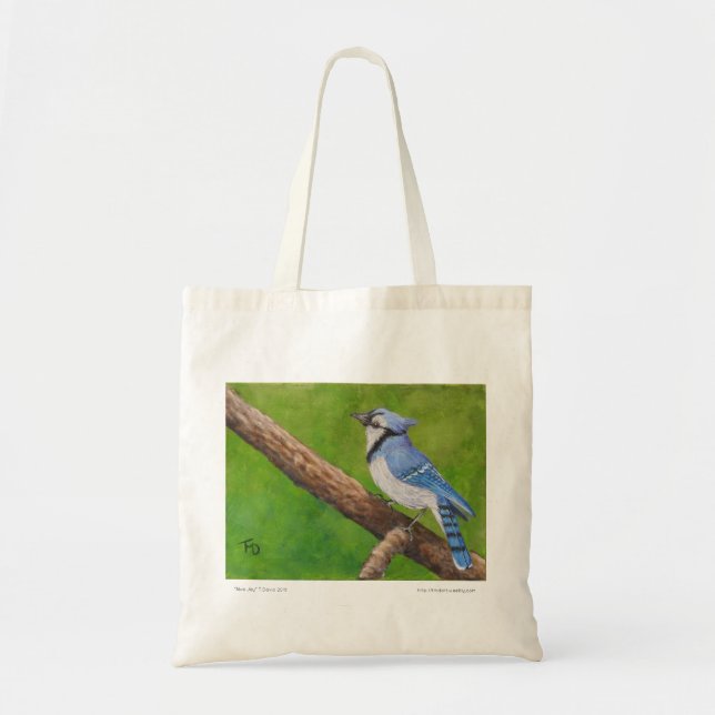 Blue Jay - Tote Bag (Front)