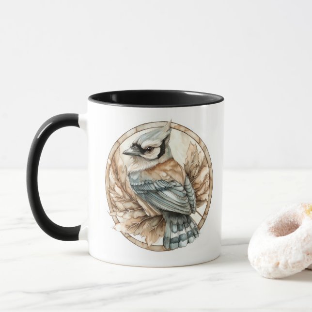 Blue Jay Wild Tame and Timeless Collection Mug (With Donut)