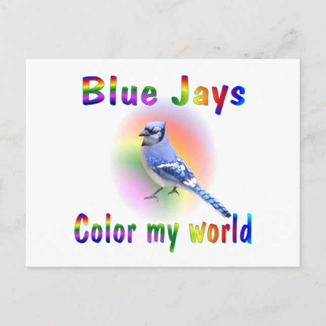 Blue Jays Colour My World Postcard (Front)