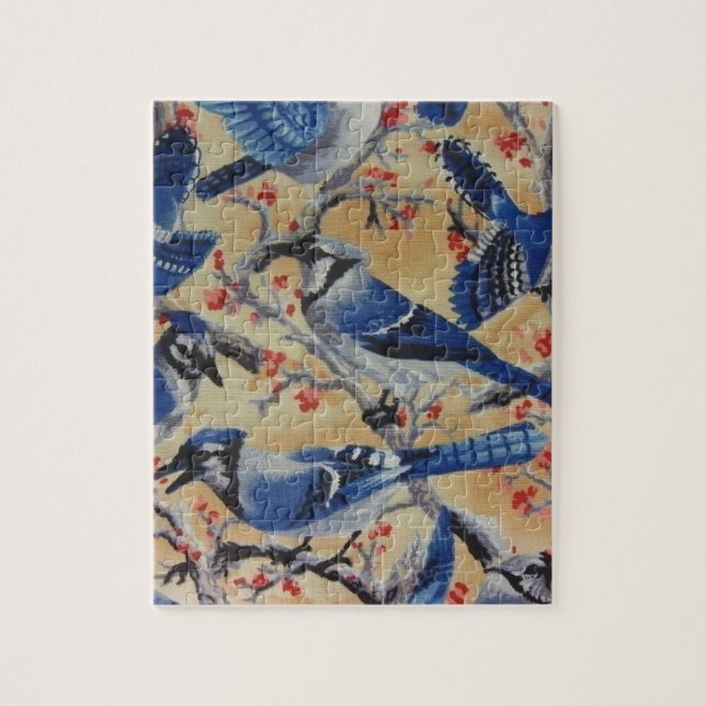 Blue Jays Jigsaw Puzzle (Vertical)