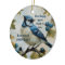 Blue jays Personalised Memorial Ornament