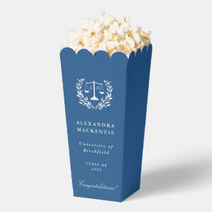 Blue JD Law Scales Graduation Favour Box