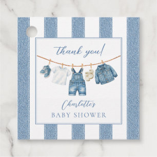 Blue Jean Baby Baby Shower  Favour Tags