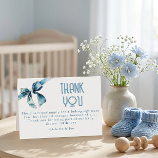 Blue Jean Baby Books For Baby Enclosure Card