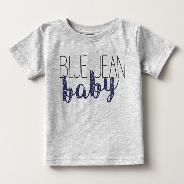 Blue Jean Baby Pop Culture Novelty Music Baby T-Shirt (Front)