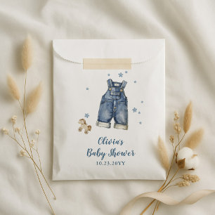 Blue Jean Baby Shower Favour Bag