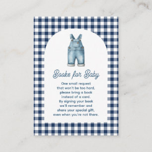 Blue Jean Bring a Book Enclosure Card