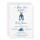 Blue jean It's a boy baby shower