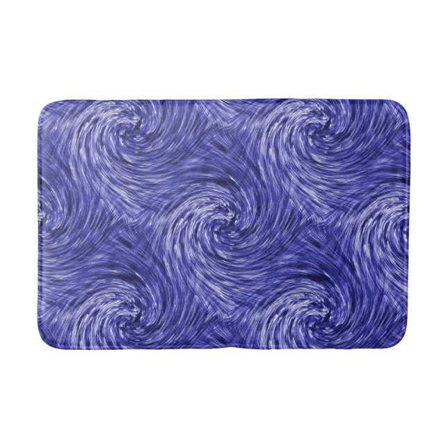 Blue Jean Twirls...... Bath Mat (Front)