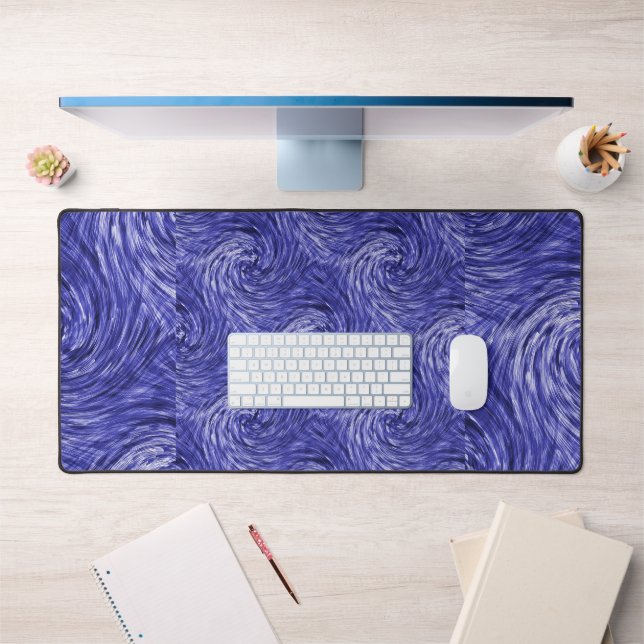 Blue Jean Twirls....... Desk Mat (Office 1)