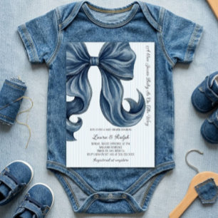 Blue Jeans Baby Shower Invitation