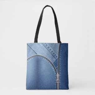 blue jeans bag