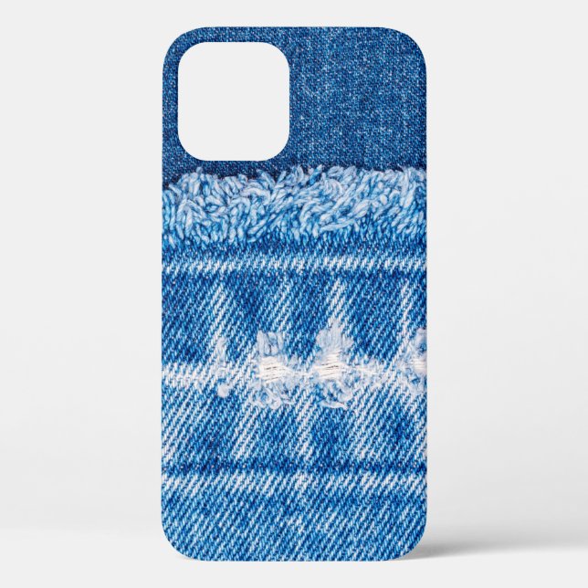 Blue jeans denim texture Case-Mate iPhone case (Back)