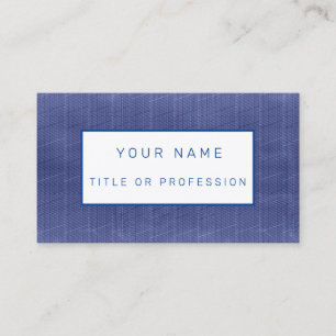 Blue Jeans Luxury Business Card
