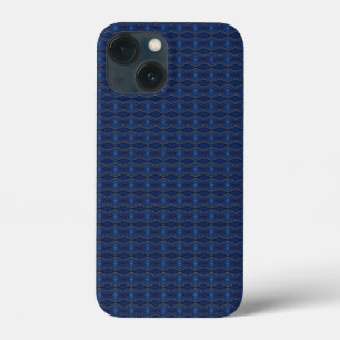 blue jeans pattern iPhone 13 mini case