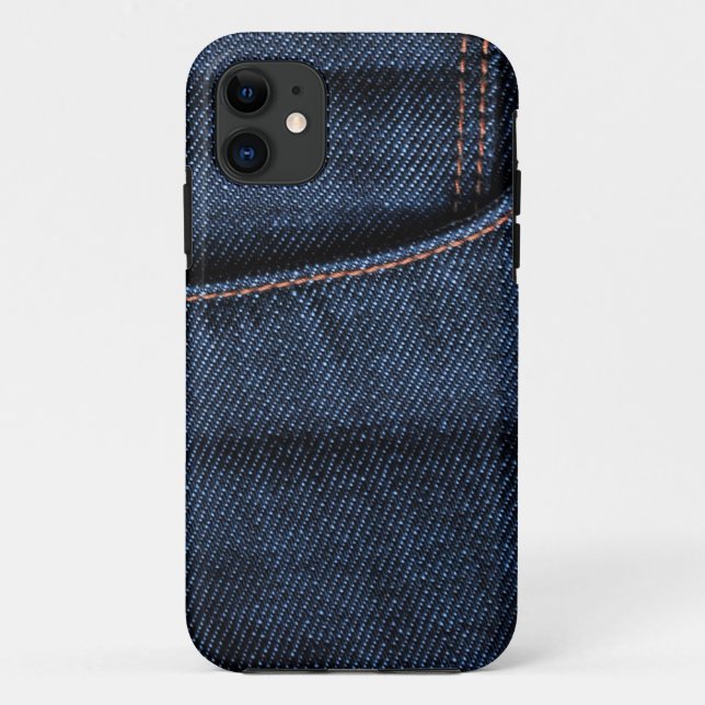 Blue Jeans Pocket Case-Mate iPhone Case (Back)