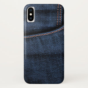 Blue Jeans Pocket iPhone X Case